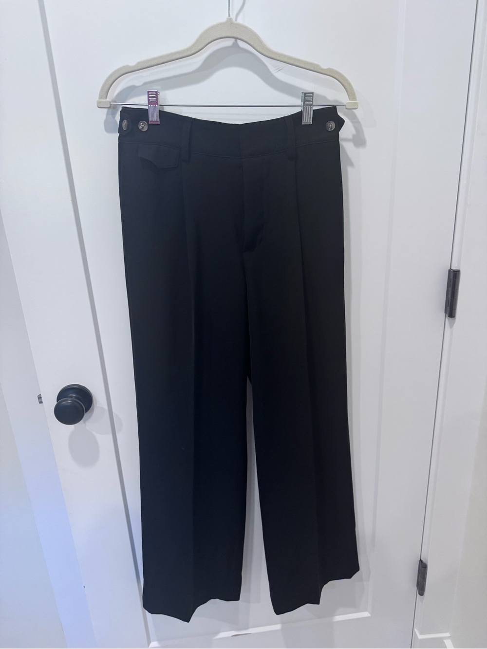 Vince Black Wide-Leg Women’s Dress Pants